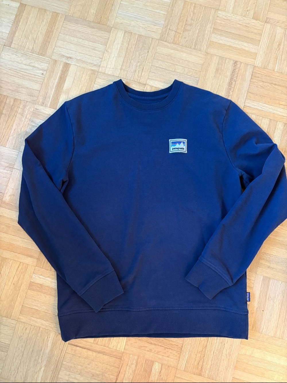 Patagonia Navy Blue Crewneck Uprising Sweatshirt